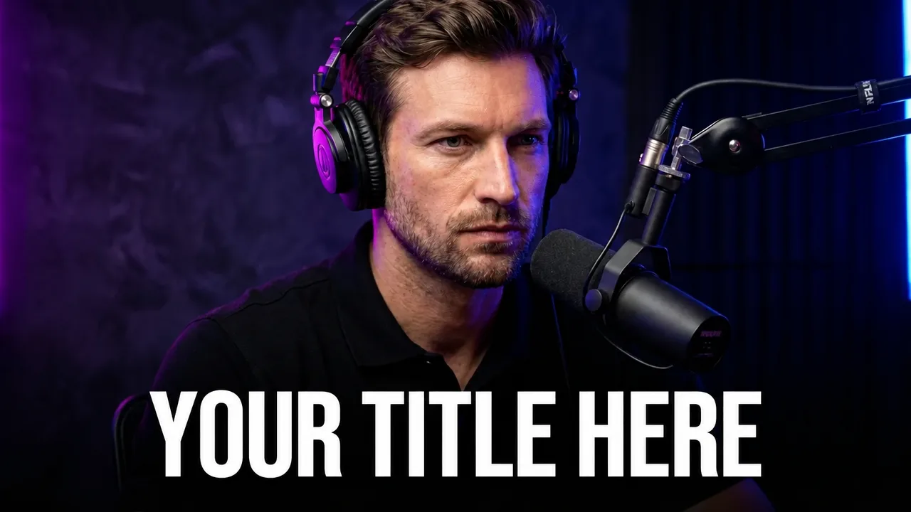 Podcast style: podcast dark