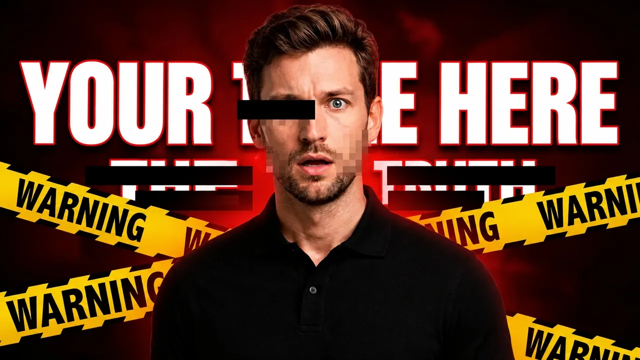 viral thumbnail example in the Exposed style