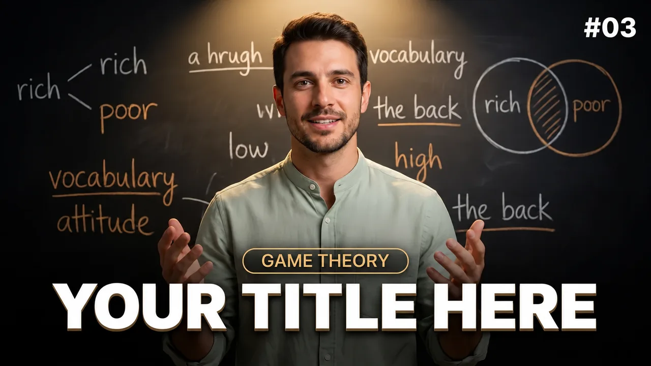 education thumbnail example in the Masterclass style