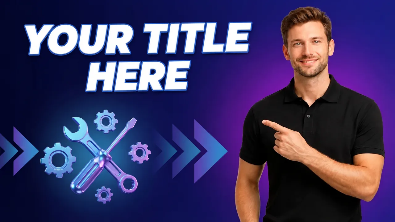 education thumbnail example in the Tutorial style