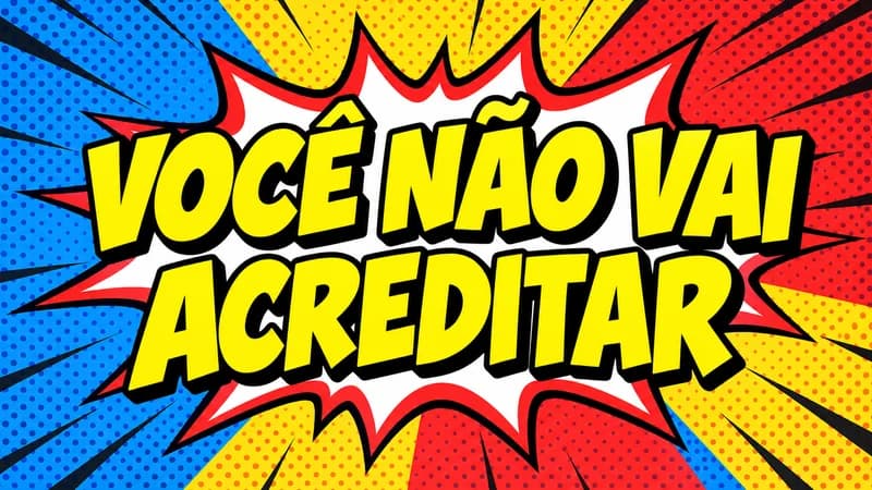 Texto estilo quadrinhos