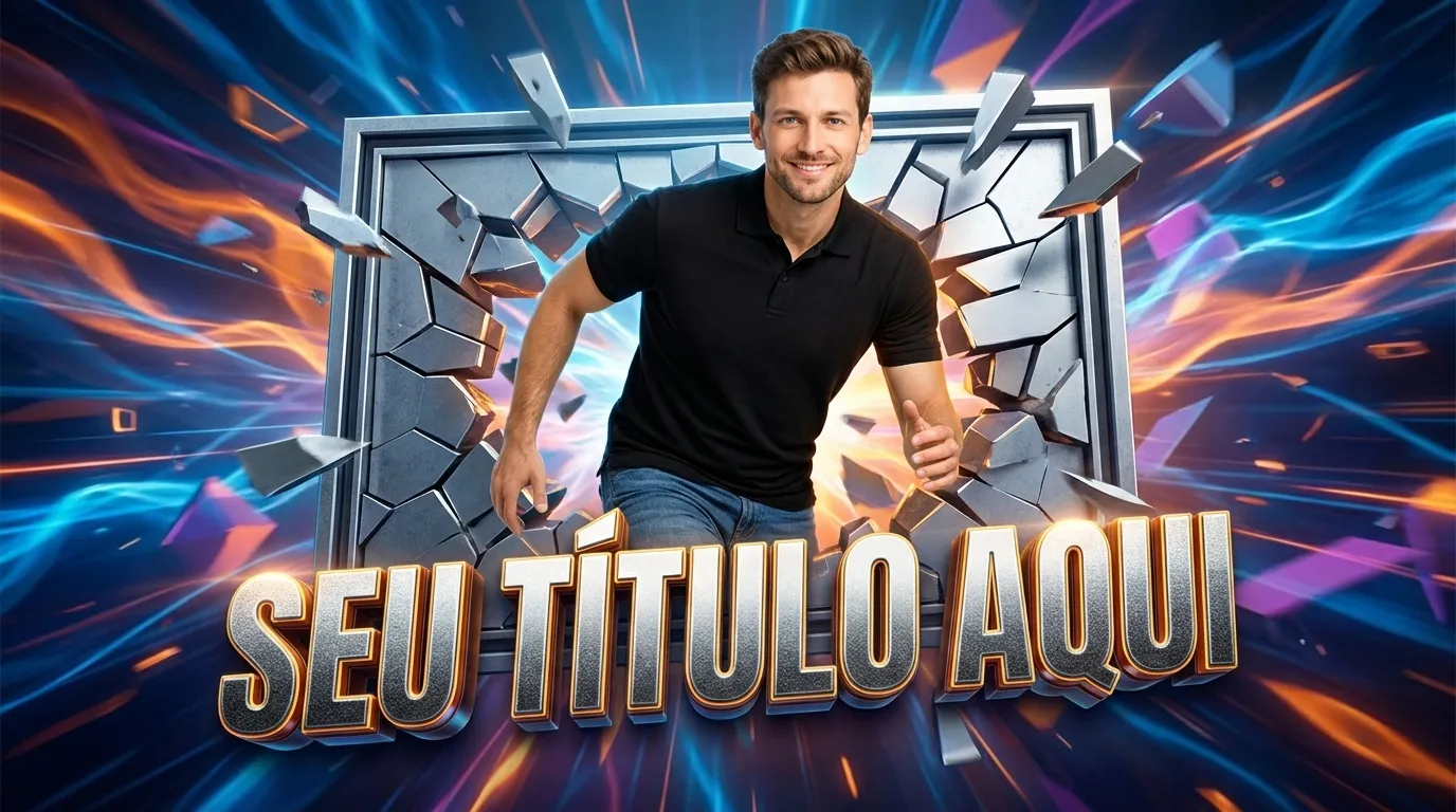 Estilo de thumbnail 3d popout