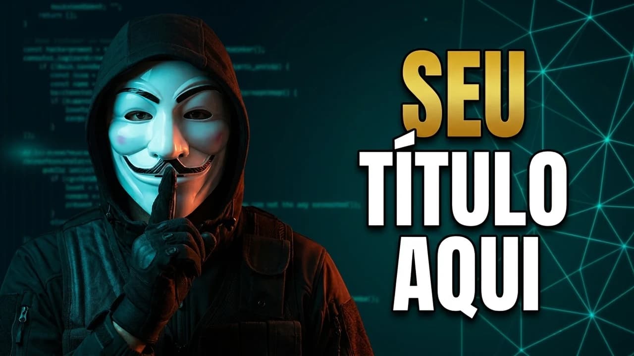 Estilo de thumbnail cyber breach