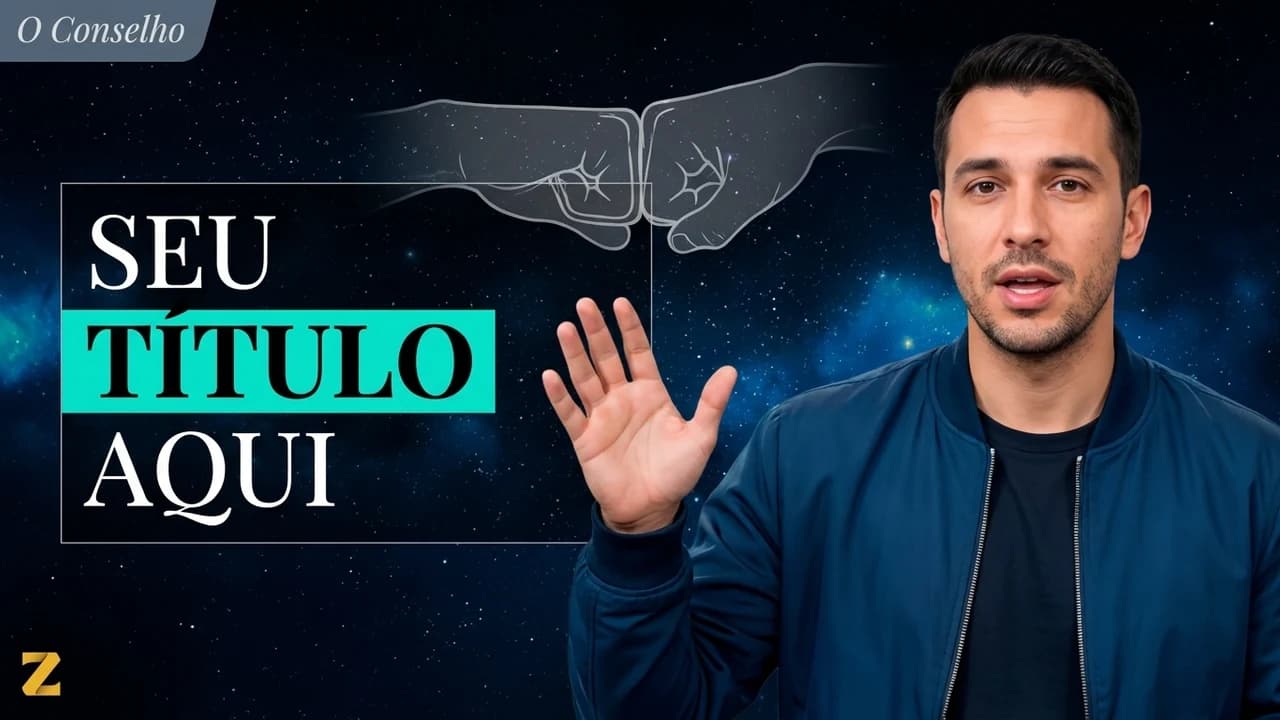 Exemplo de thumbnail de negócios no estilo Conselho direto