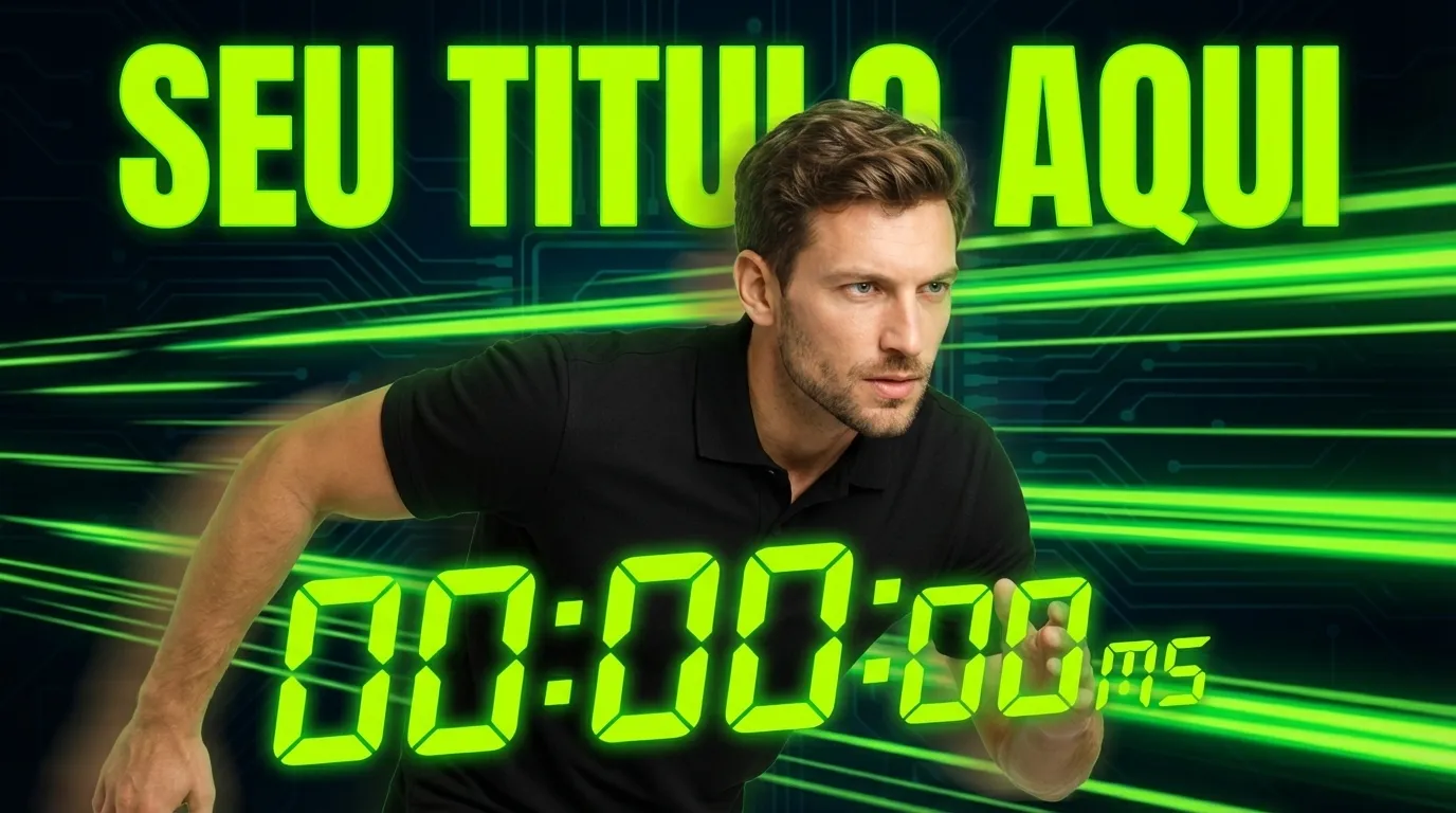 Exemplo de thumbnail de games no estilo Speedrun